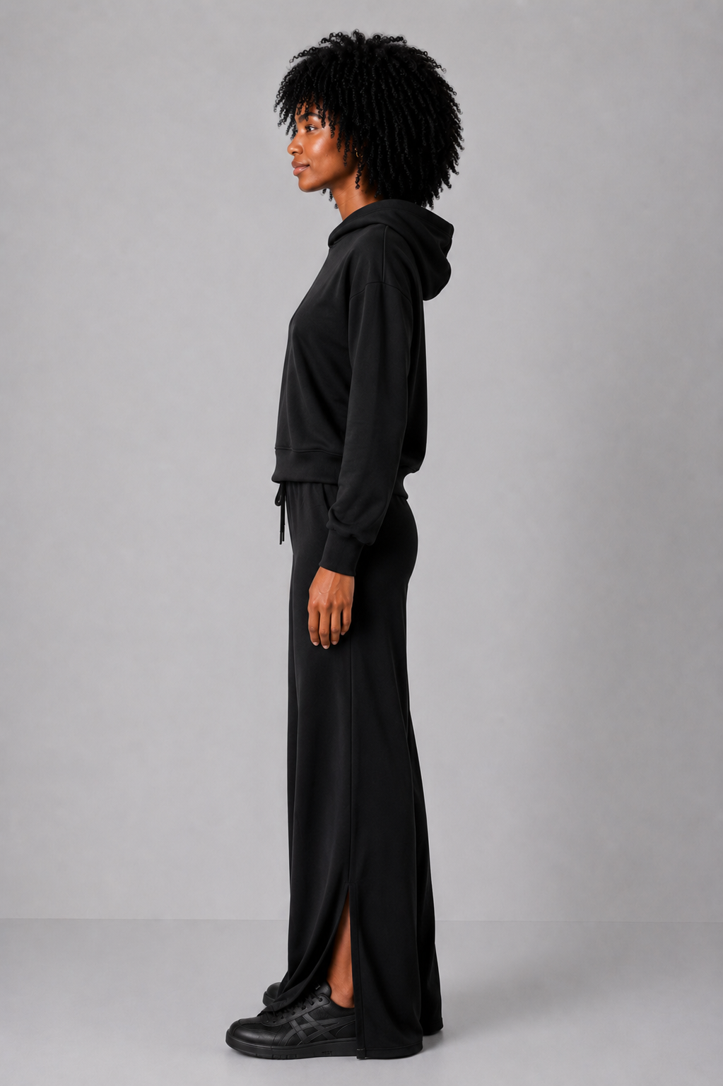 Flow Modal Hoodie - Black