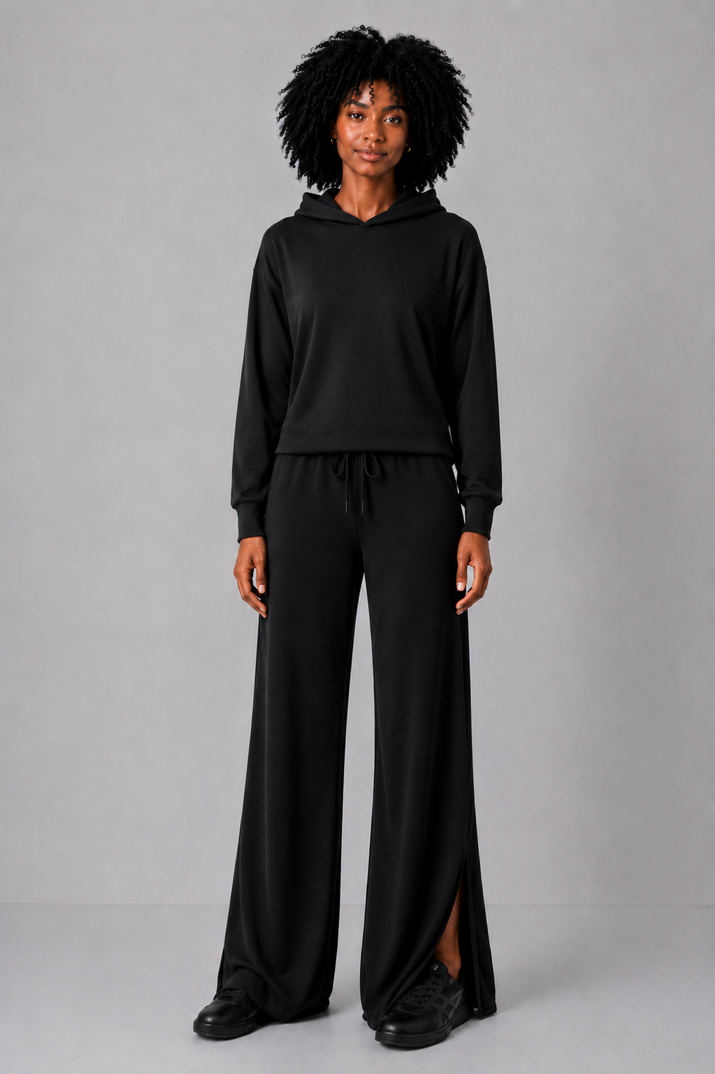 Flow Modal Hoodie - Black