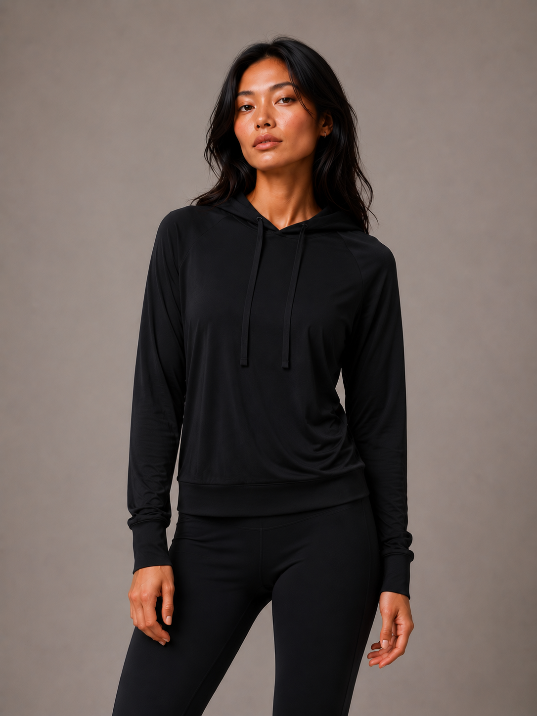 Flow Modal Hoodie - Black
