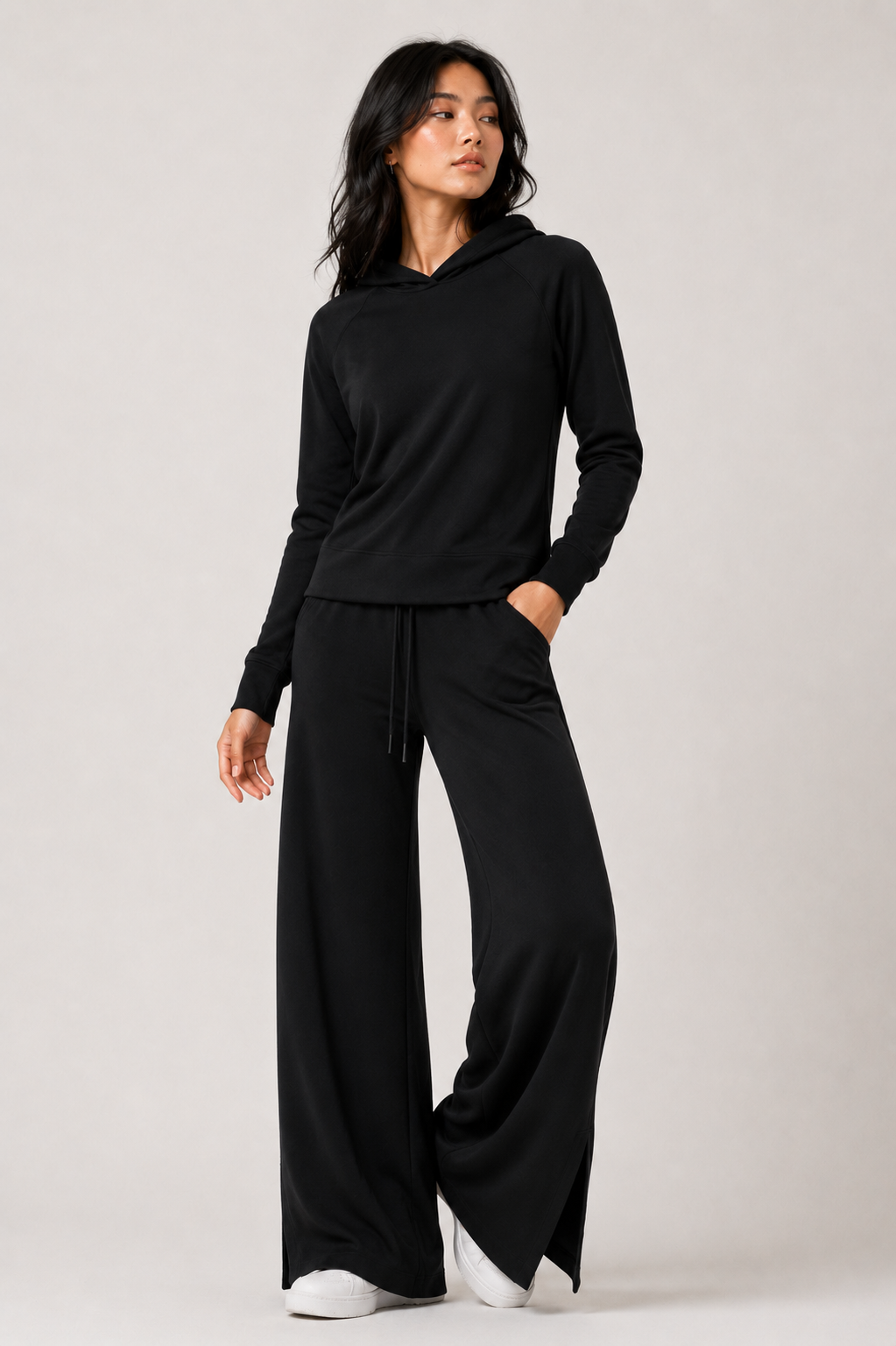 Flow Modal Hoodie - Black
