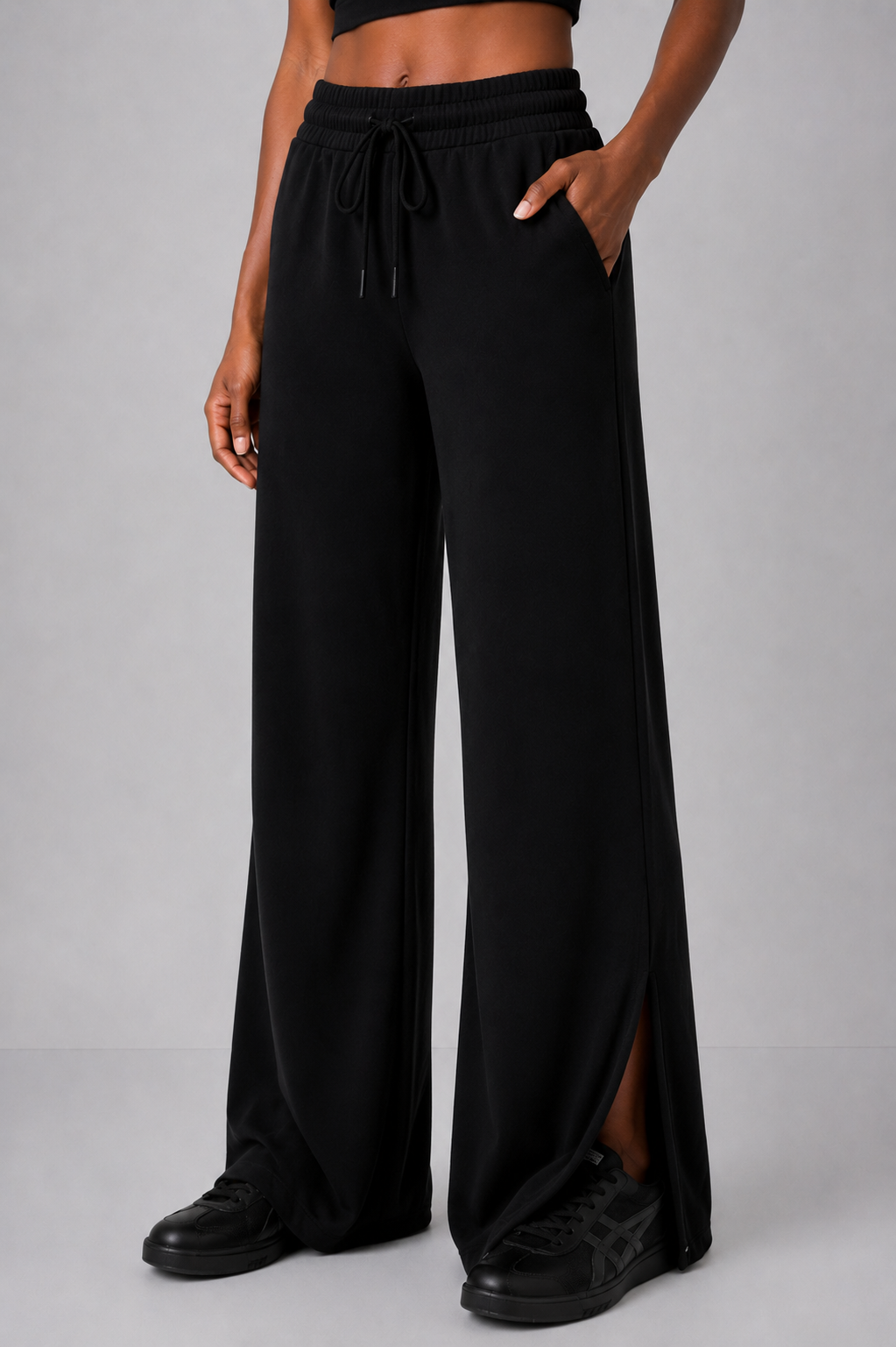 Flow Modal Trousers - Black