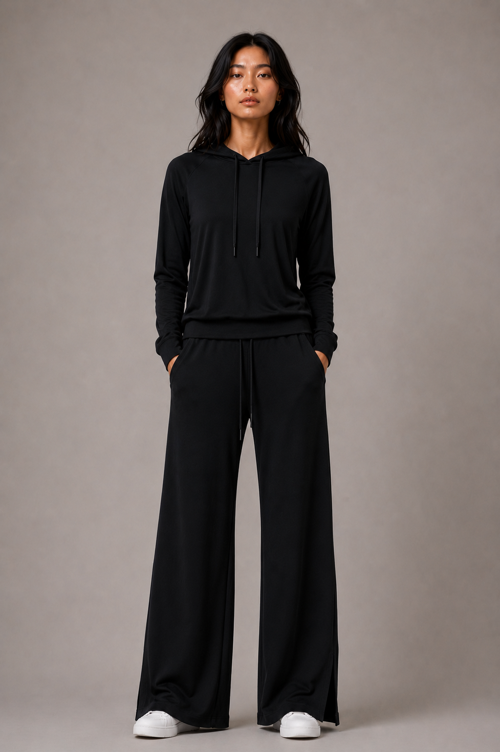Flow Modal Hoodie - Black