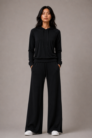 Flow Modal Hoodie - Black