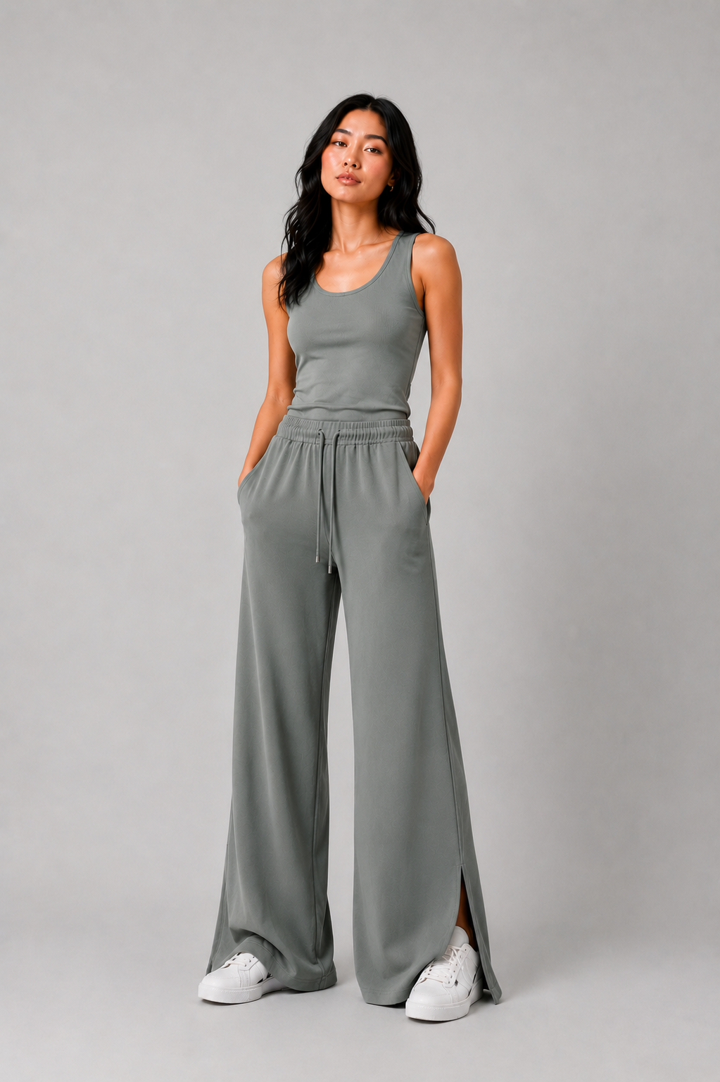Flow Modal Trousers - Green