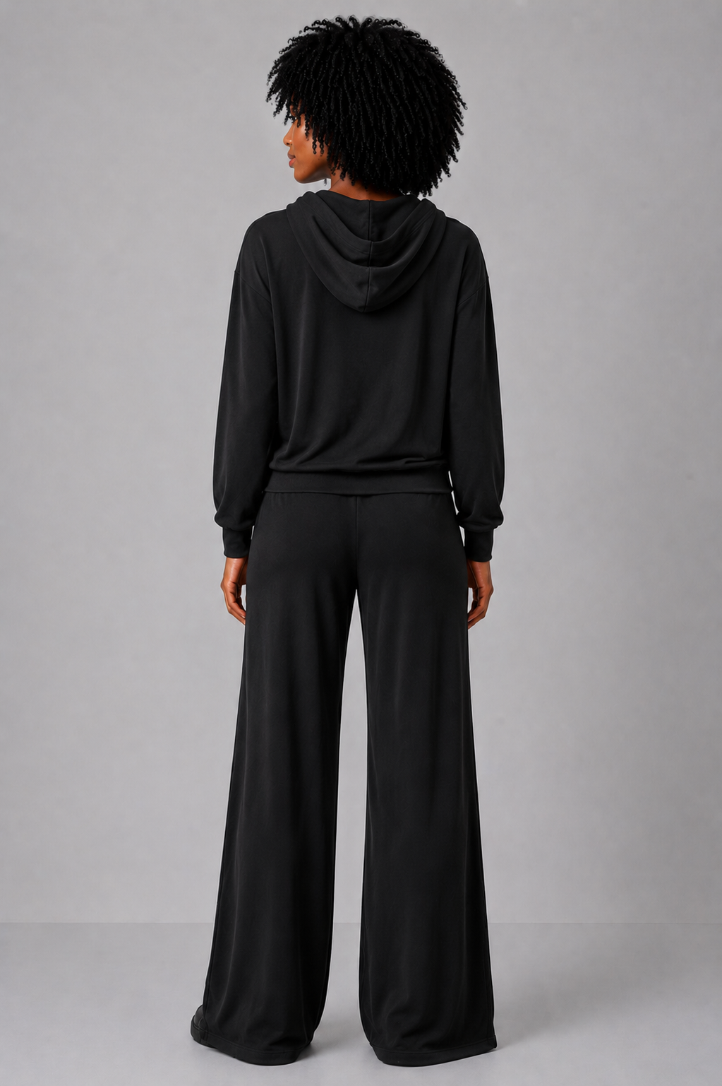 Flow Modal Hoodie - Black