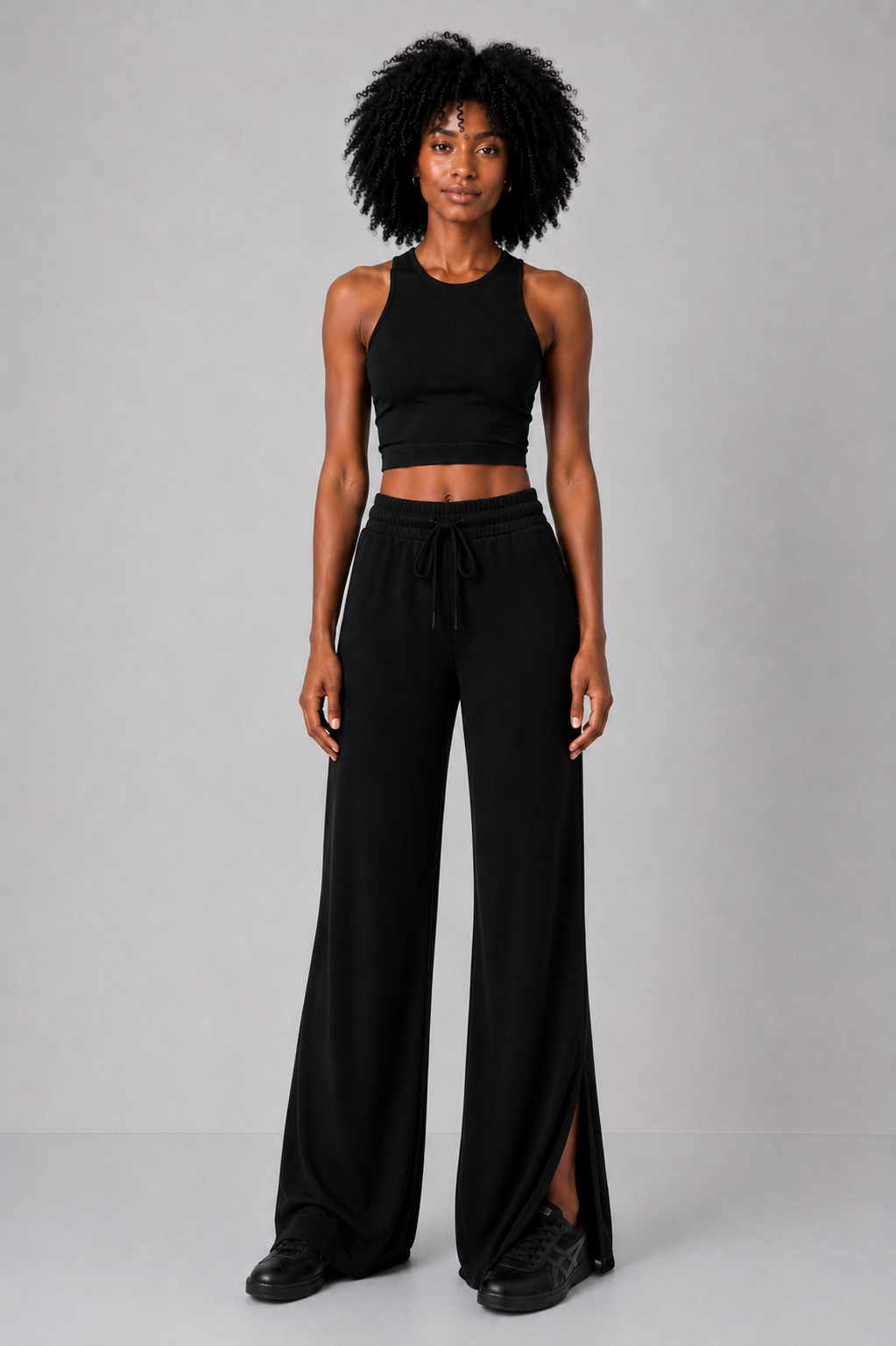 Flow Modal Trousers - Black