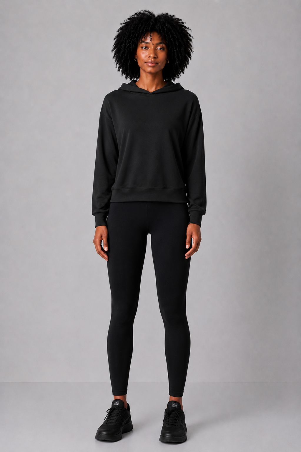 Flow Modal Hoodie - Black