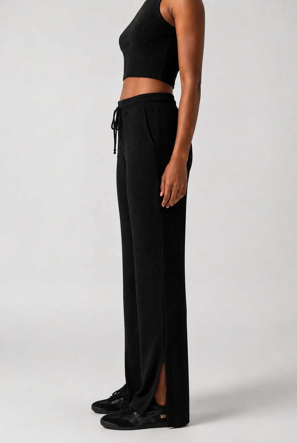 Flow Modal Trousers - Black