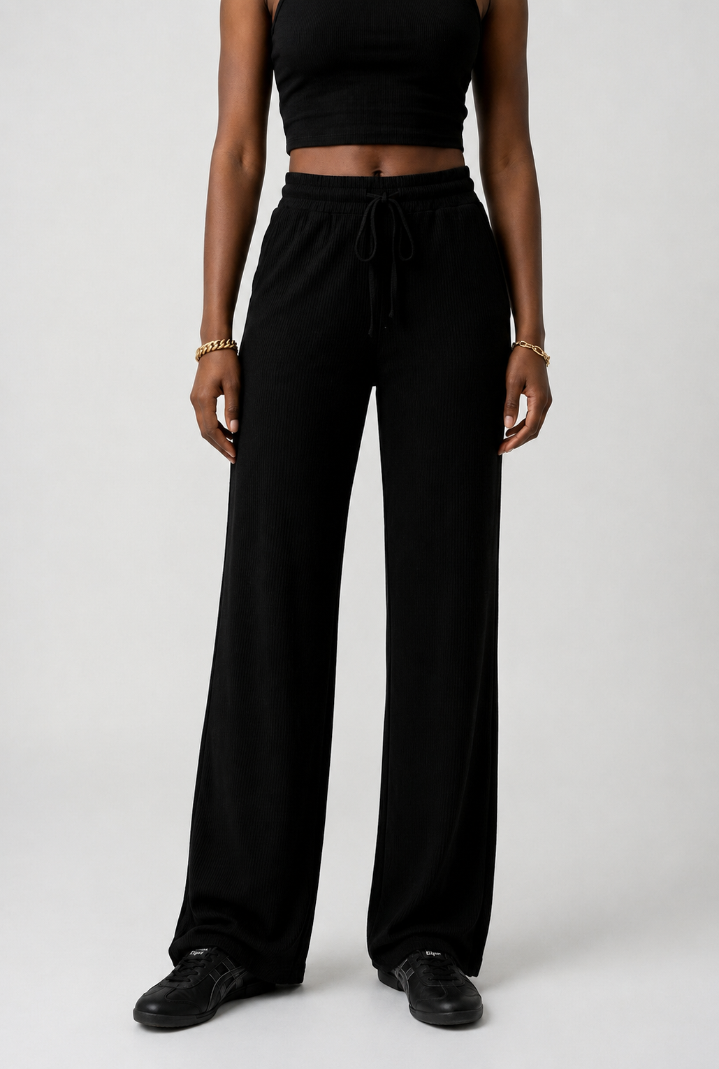 Flow Modal Trousers - Black