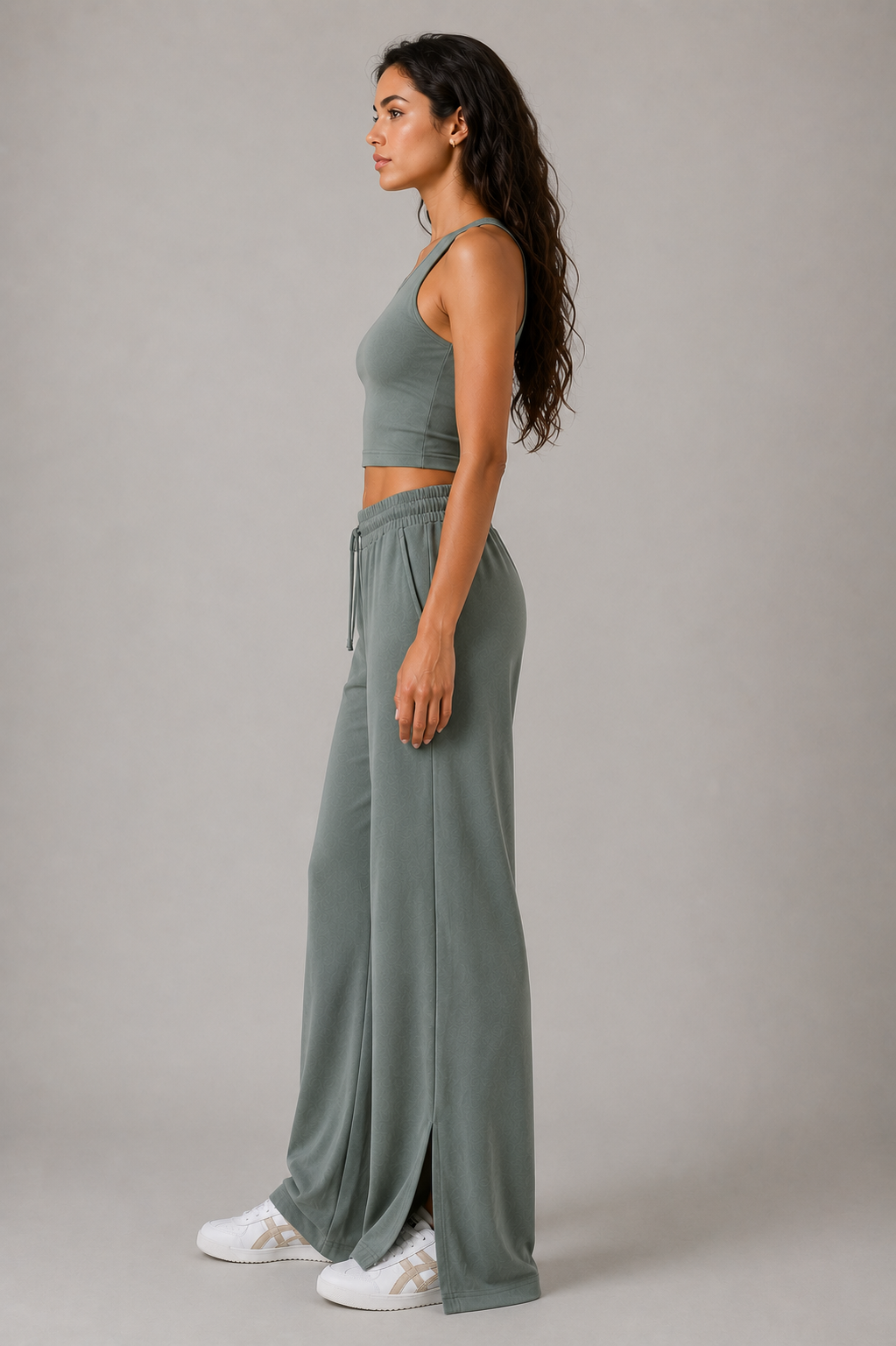 Flow Modal Trousers - Green